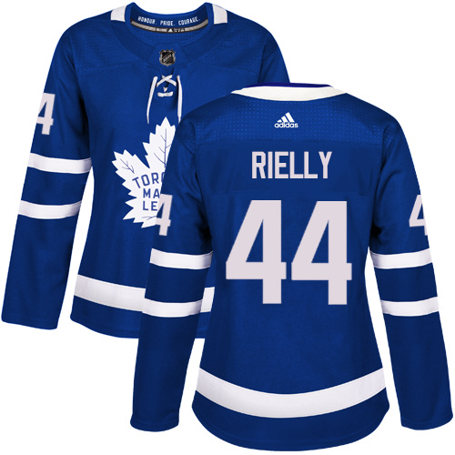 Adidas Toronto Maple Leafs #44 Morgan Rielly Blue Home Authentic Women Stitched NHL Jersey->women nhl jersey->Women Jersey
